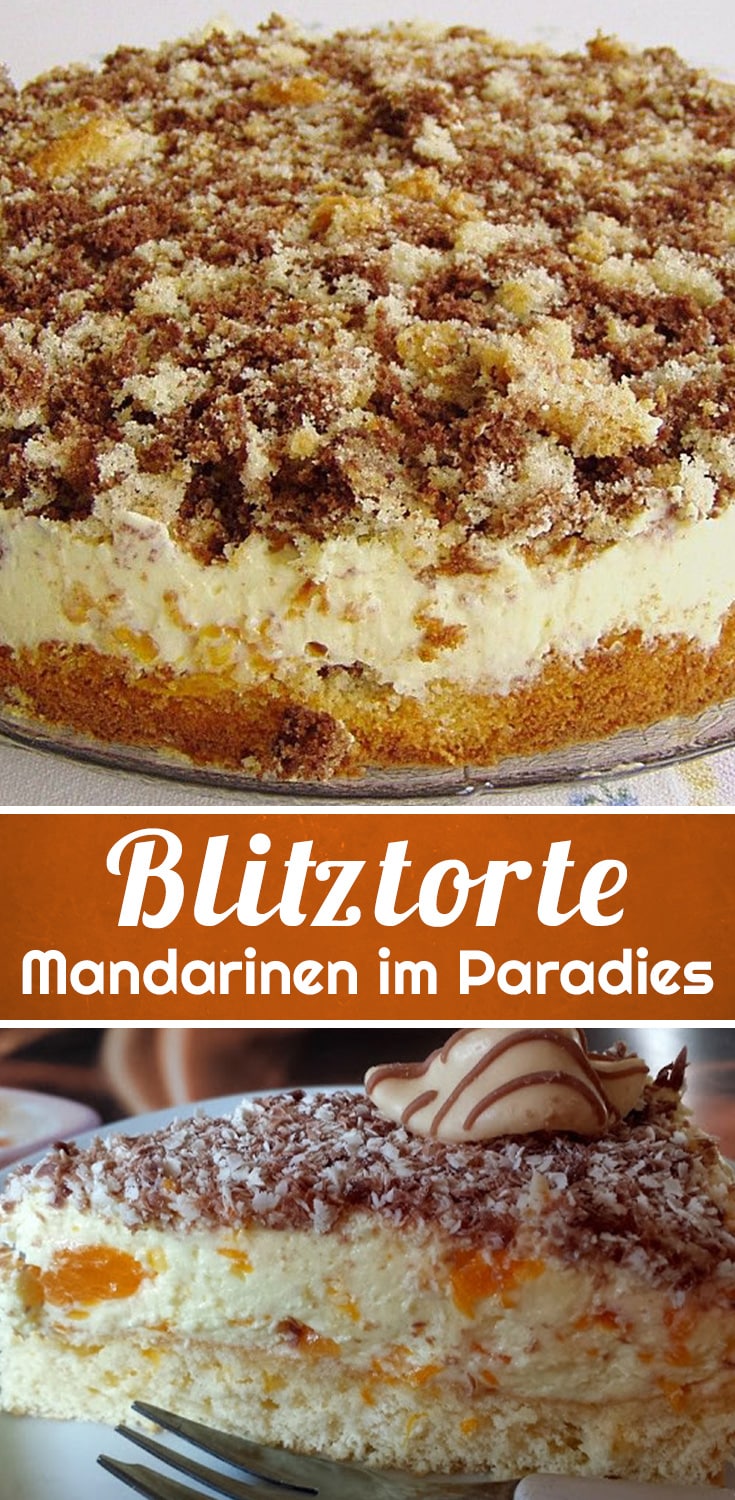 Blitztorte: Mandarinen im Paradies Rezept