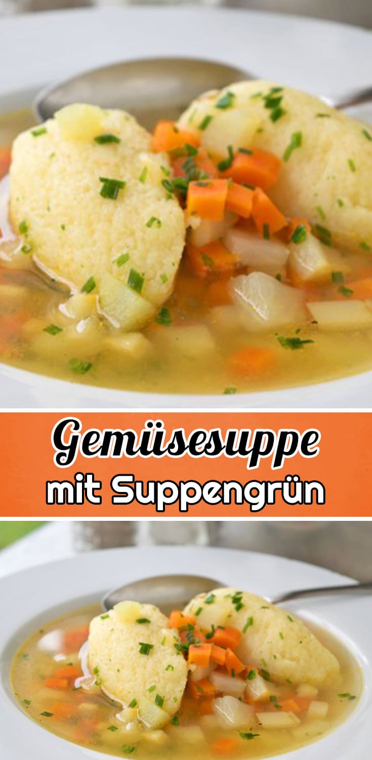 Gemüsesuppe mit Suppengrün Rezept