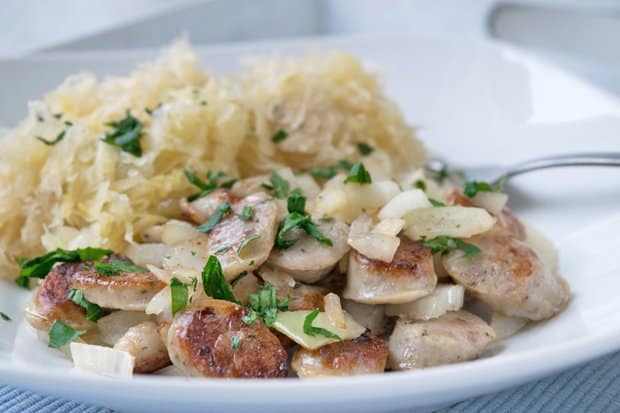 Bratwurströsti Rezept