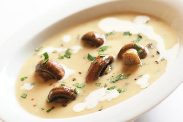 Champignoncremesuppe Rezept