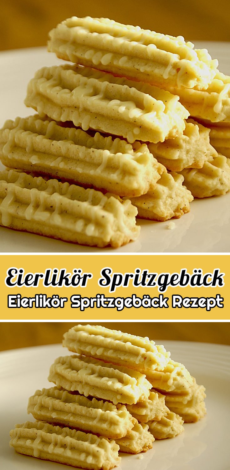 Eierlikör Spritzgebäck Rezept