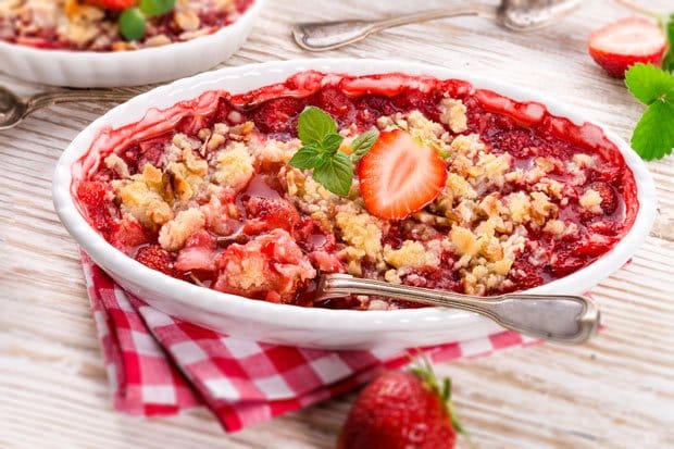 Erdbeer-Crumble Rezept