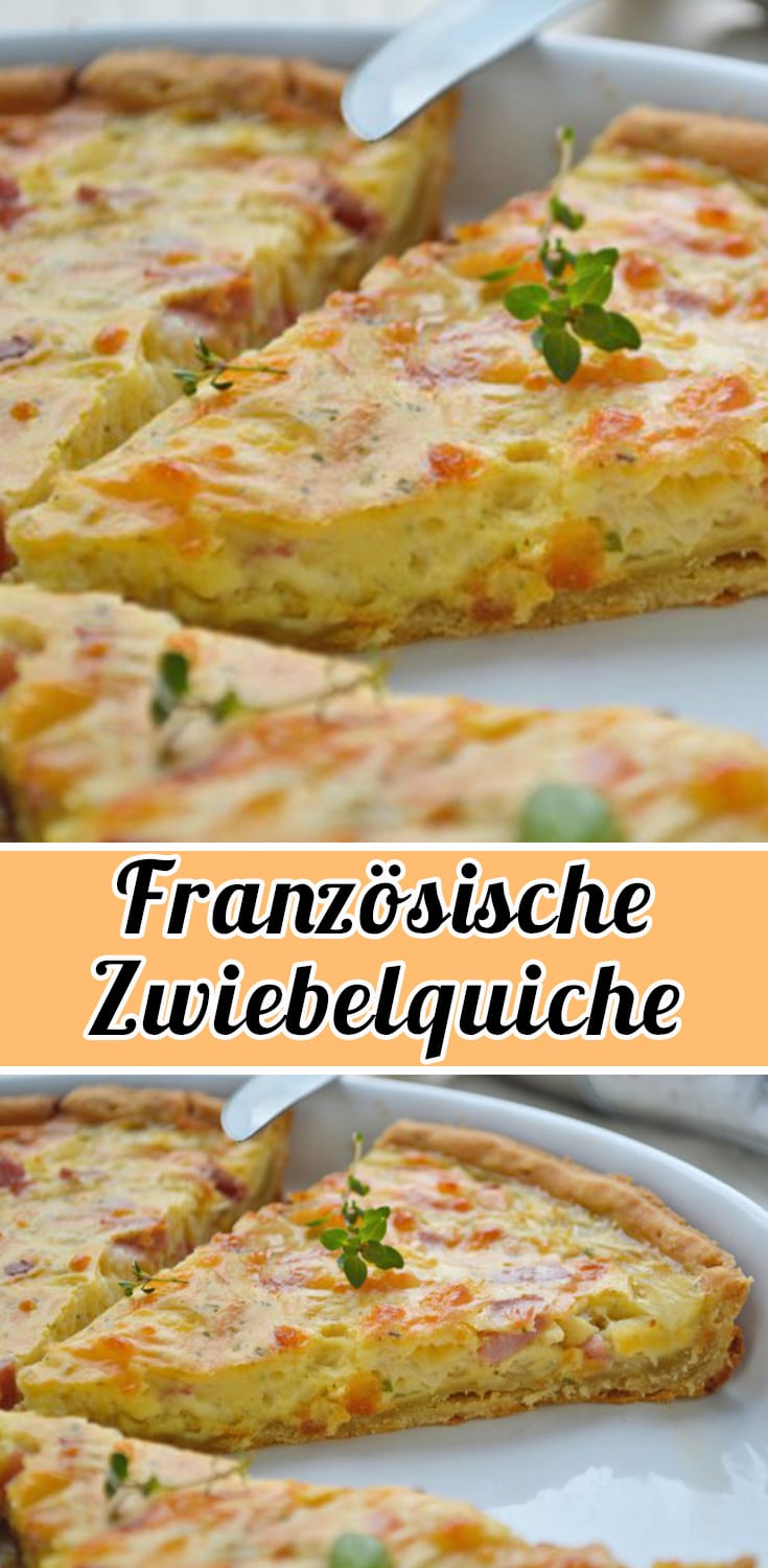 Französische Zwiebelquiche Rezept