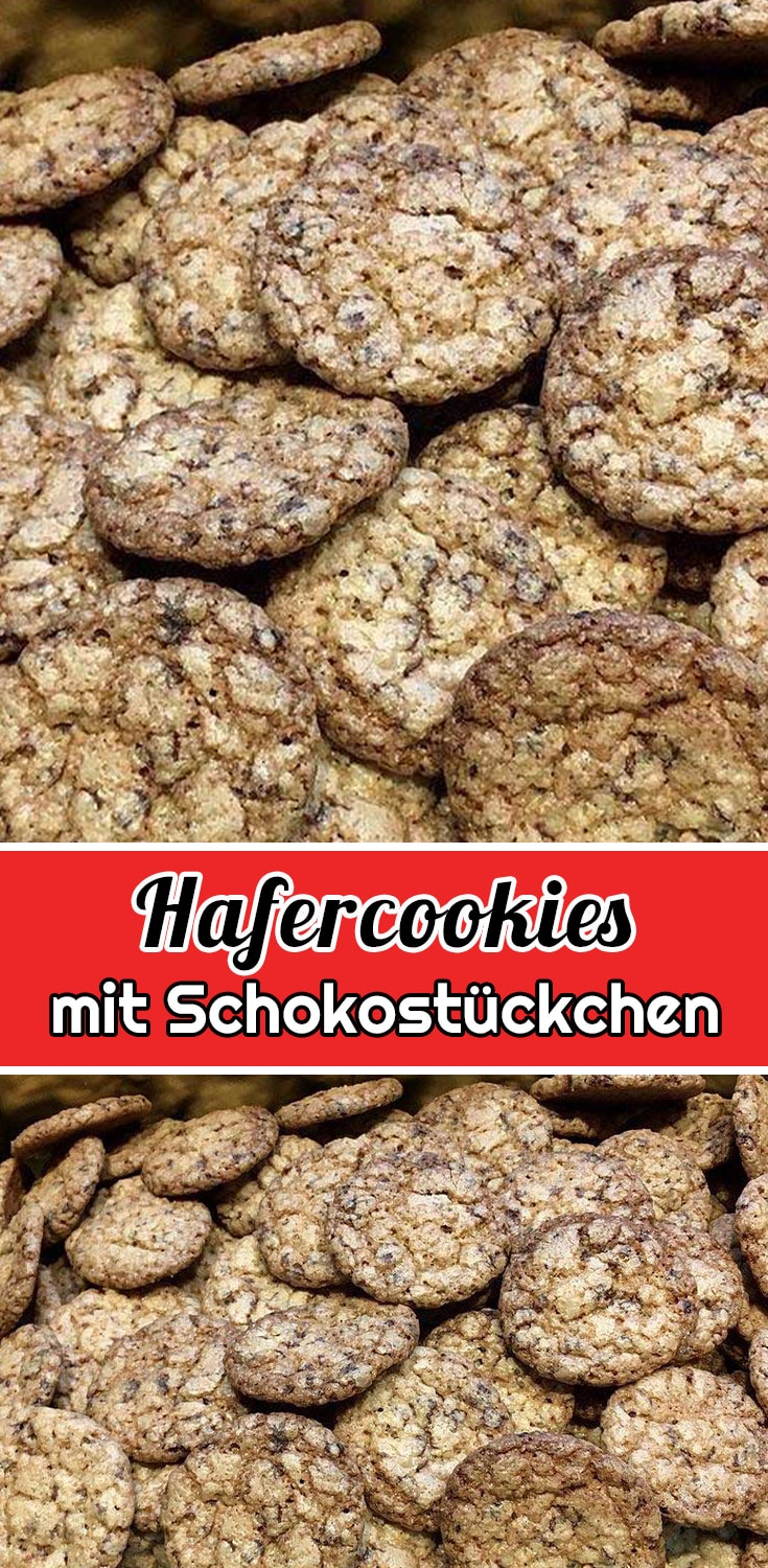 Hafercookies mit Schokostückchen Rezept