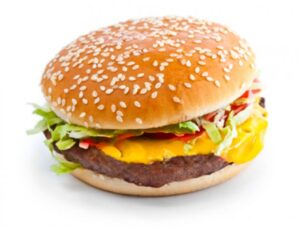 Hamburger mit geschmolzenem Käse Rezept