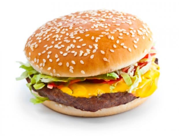 Hamburger mit geschmolzenem Käse Rezept