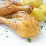 Hühnerschenkel auf Rosmarinkartoffel Rezept