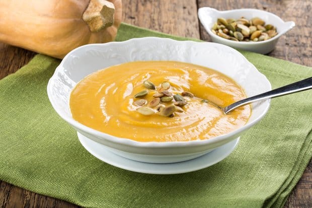 Kürbissuppe mit Butternut Kürbis Rezept