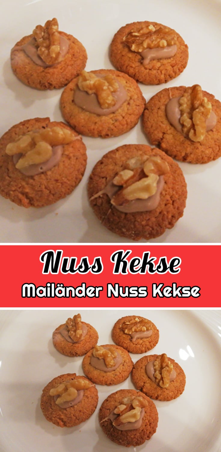 Mailänder Nuss Kekse Rezept