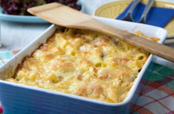 Makkaroni Auflauf mit Schinken Rezept