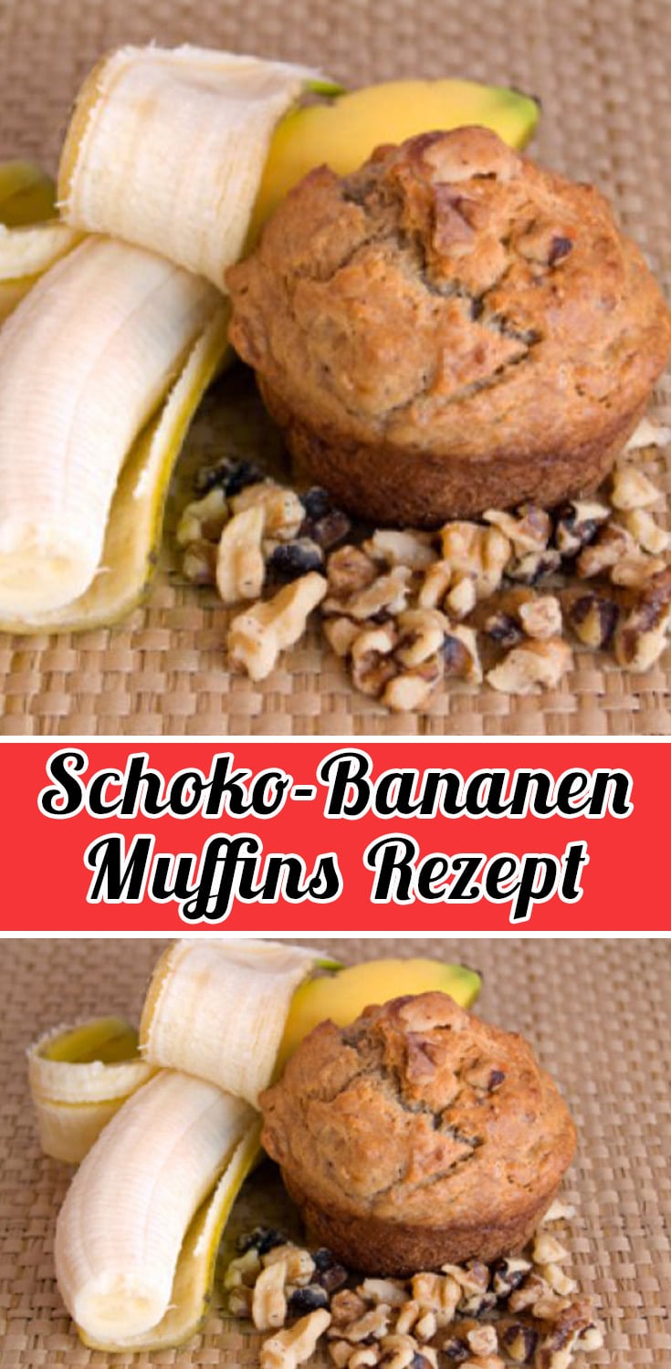 Schoko-Bananen Muffins Rezept