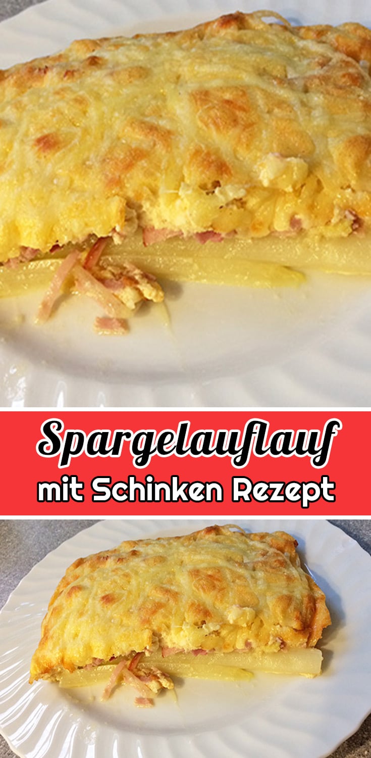 Spargelauflauf mit Schinken Rezept