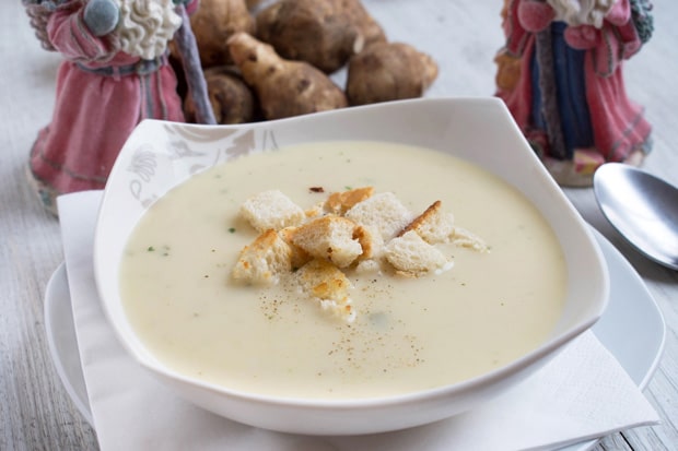 Weihnachtliche Topinambursuppe Rezept