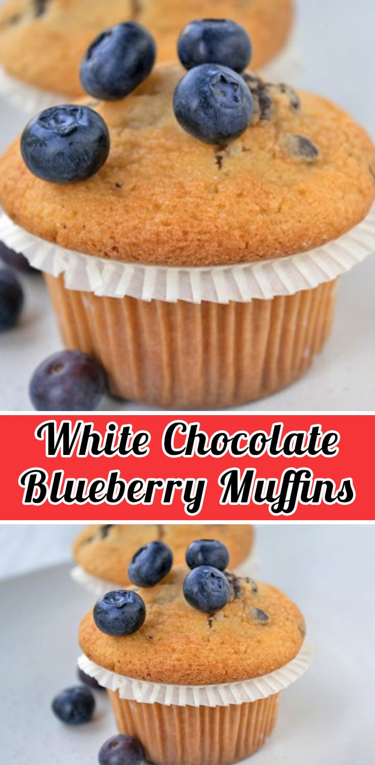 White Chocolate Blueberry Muffins Rezept