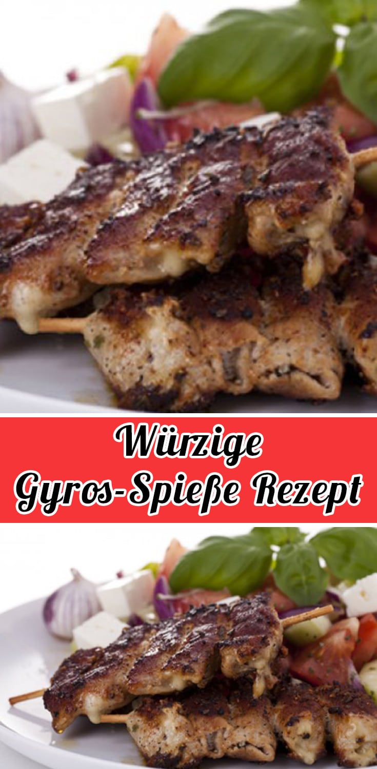 Würzige Gyros-Spieße Rezept