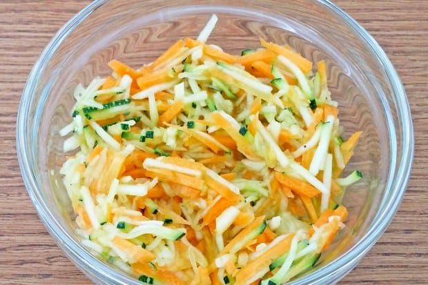 Zucchini-Karotten-Salat Rezept