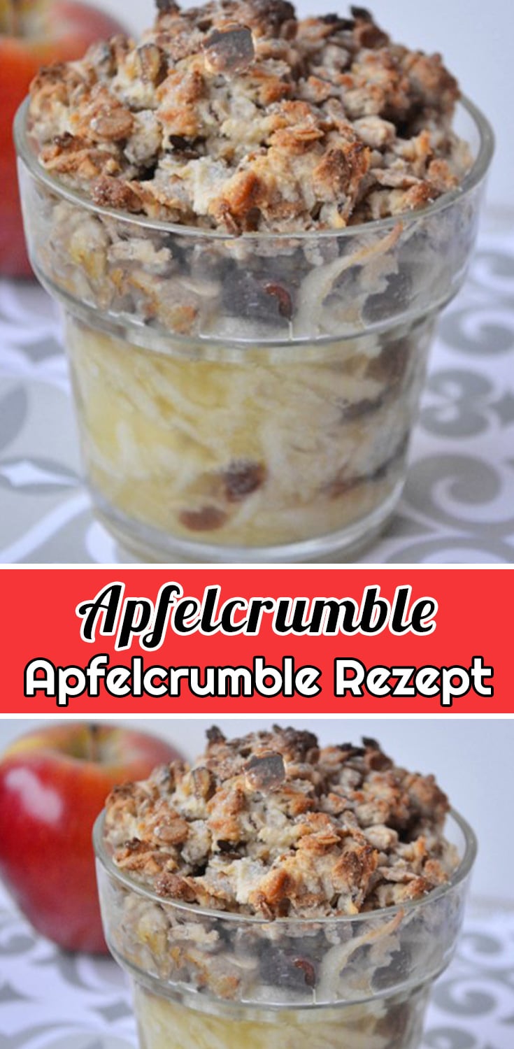 Apfelcrumble Rezept