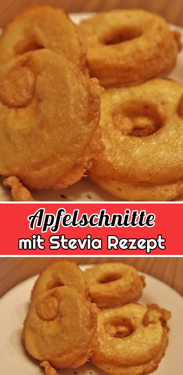 Apfelschnitte mit Stevia Rezept