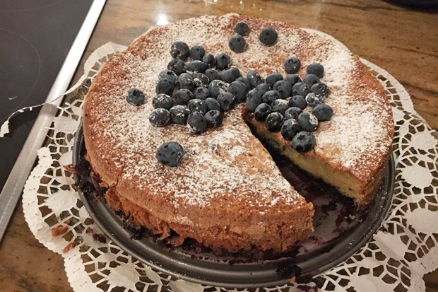 Becherkuchen mit Heidelbeeren und Joghurt Rezept