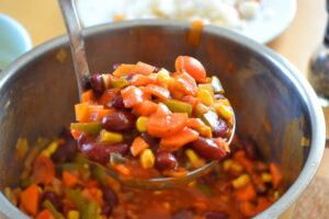 Chili sin Carne Rezept