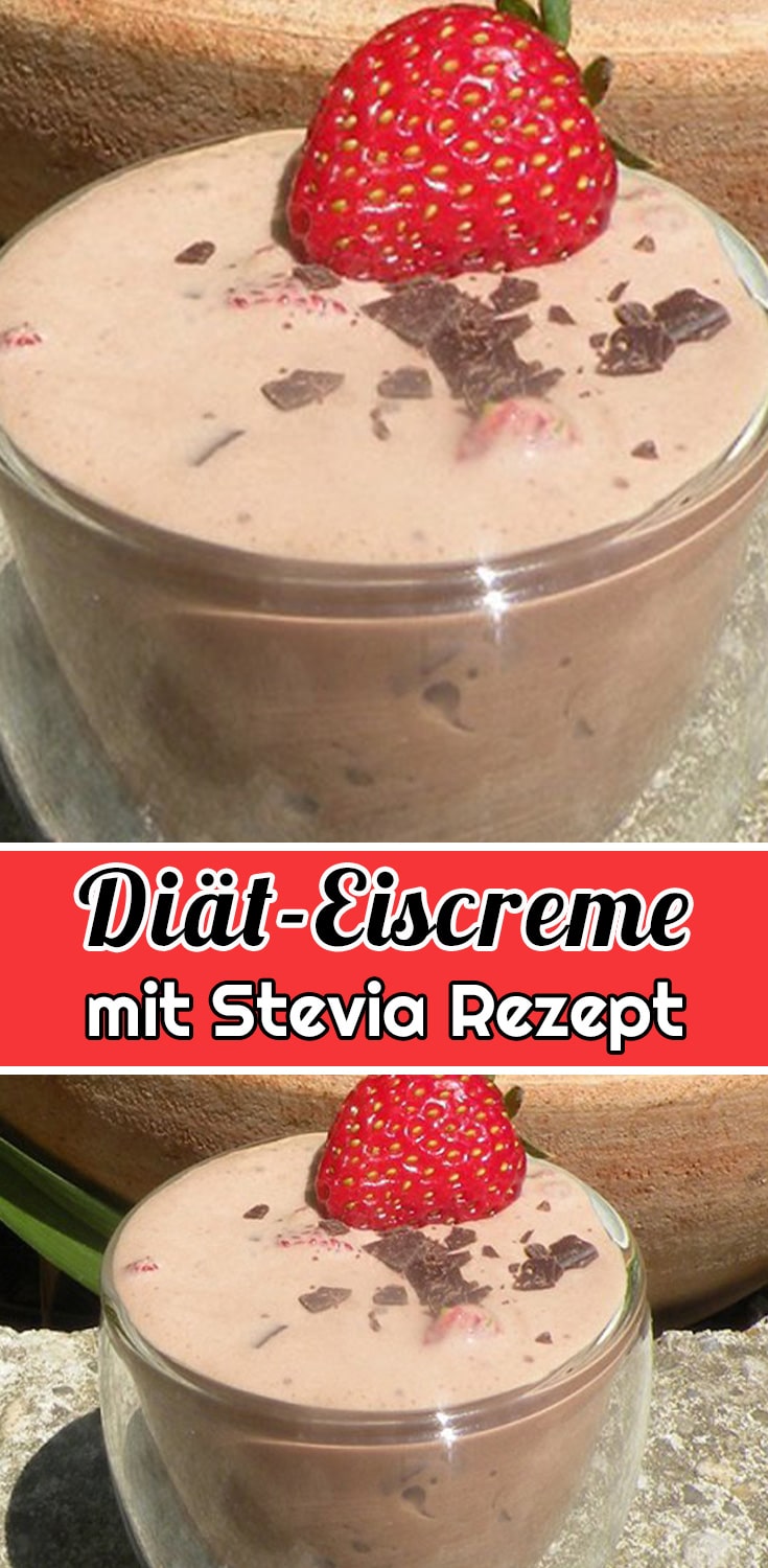 Diät-Eiscreme mit Stevia Rezept