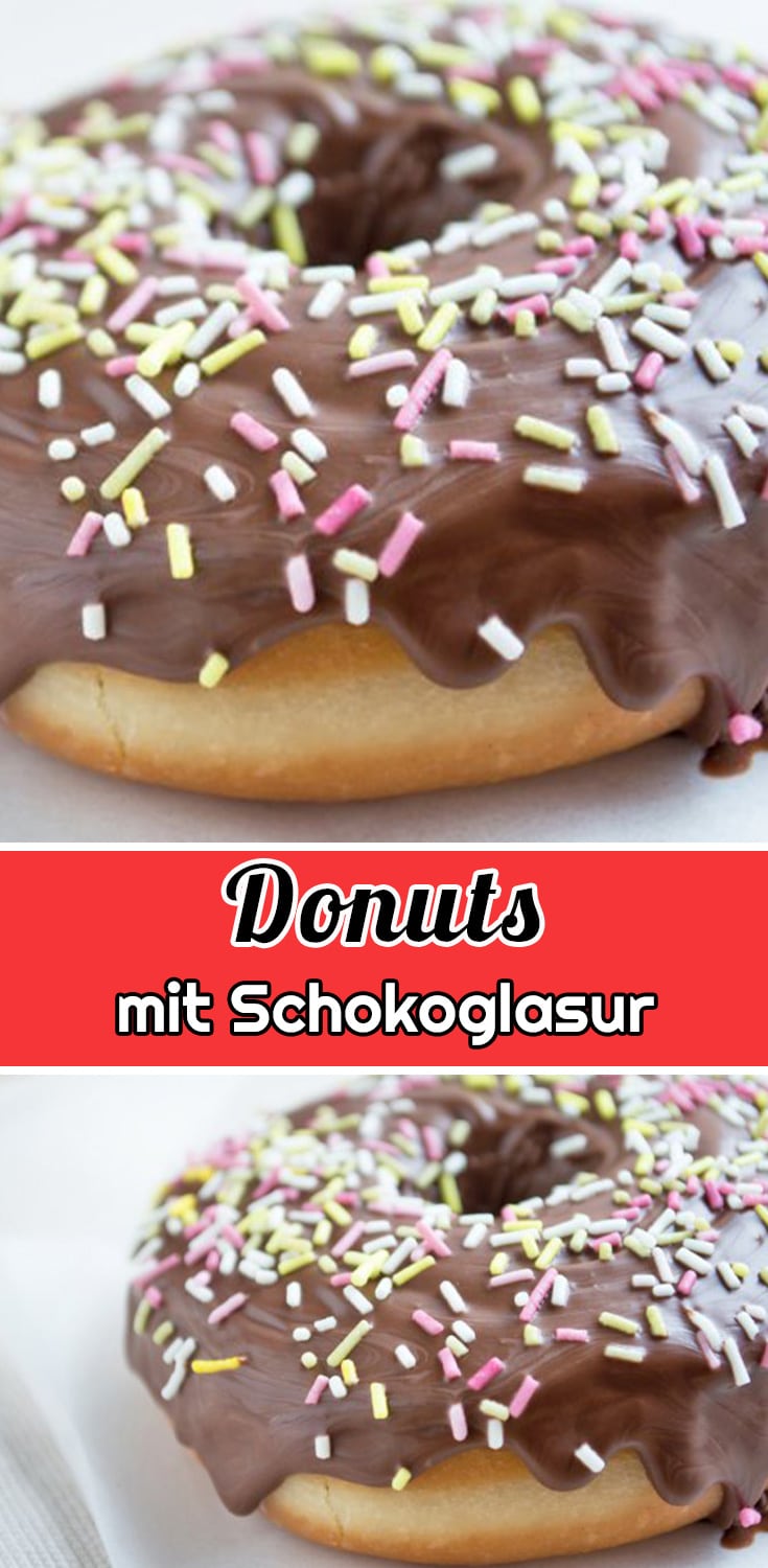 Donuts mit Schokoglasur Rezept