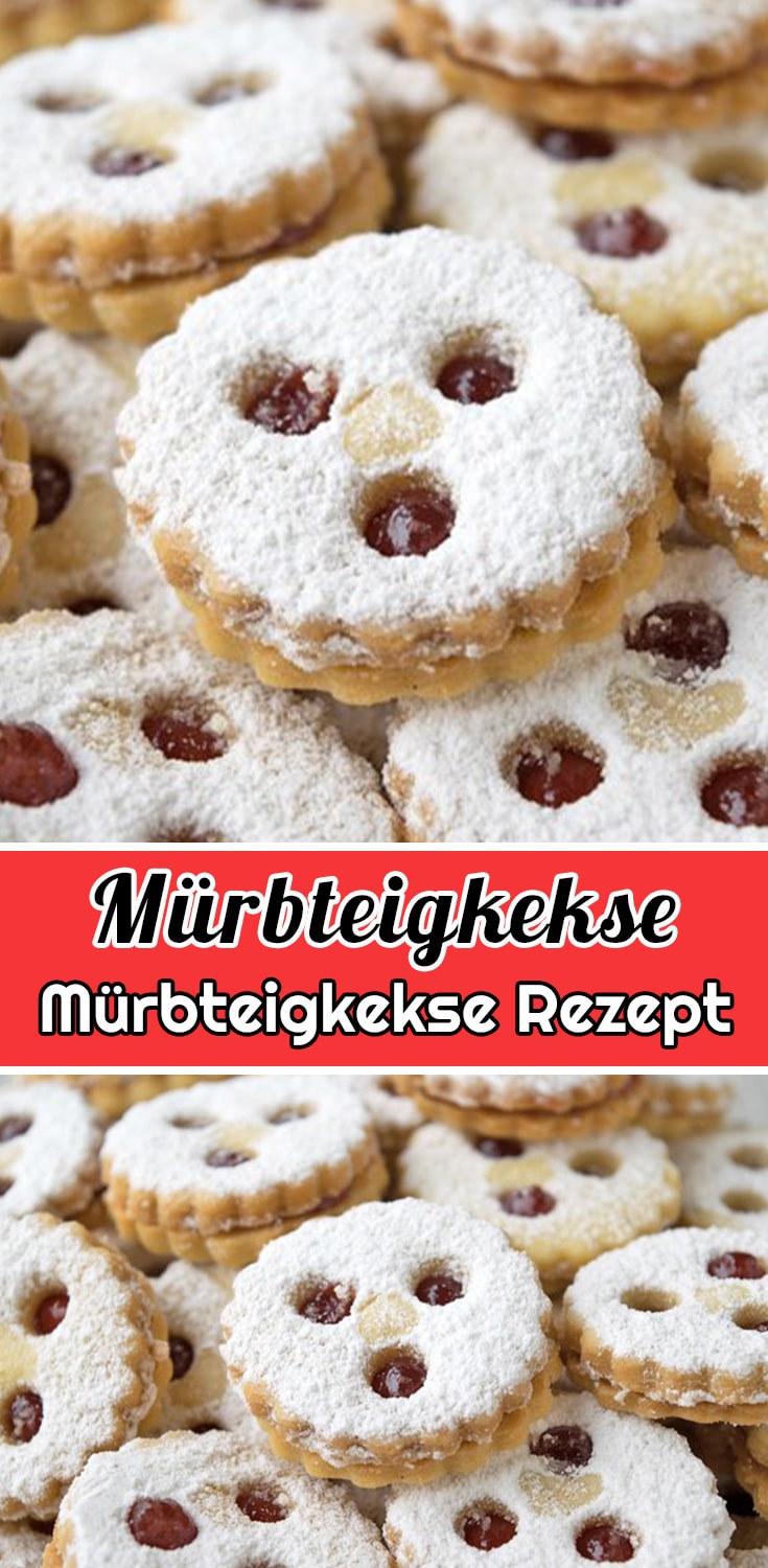 Einfache Mürbteigkekse Rezept