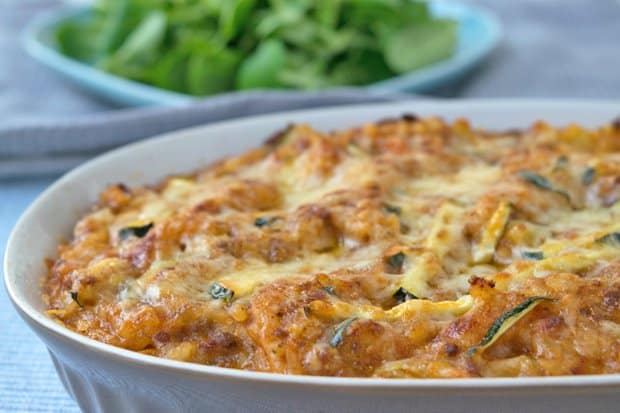 Einfacher Zucchini-Auflauf Rezept