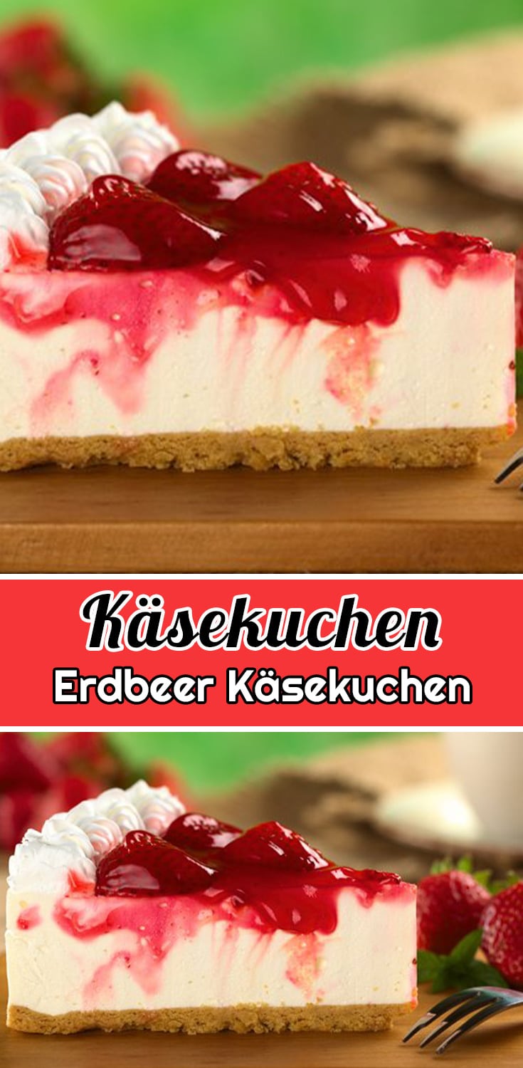 Erdbeer-Käsekuchen Rezept