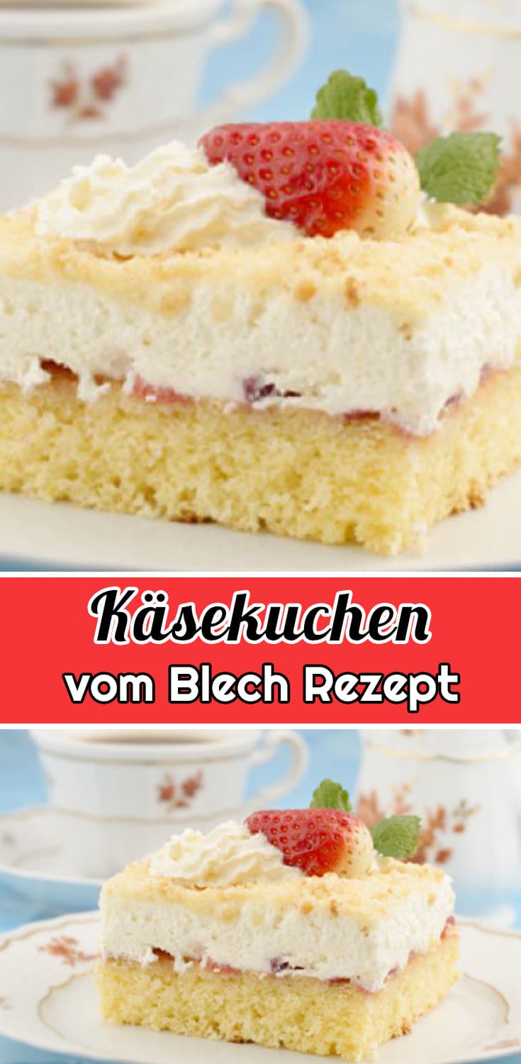 Käsekuchen vom Blech Rezept