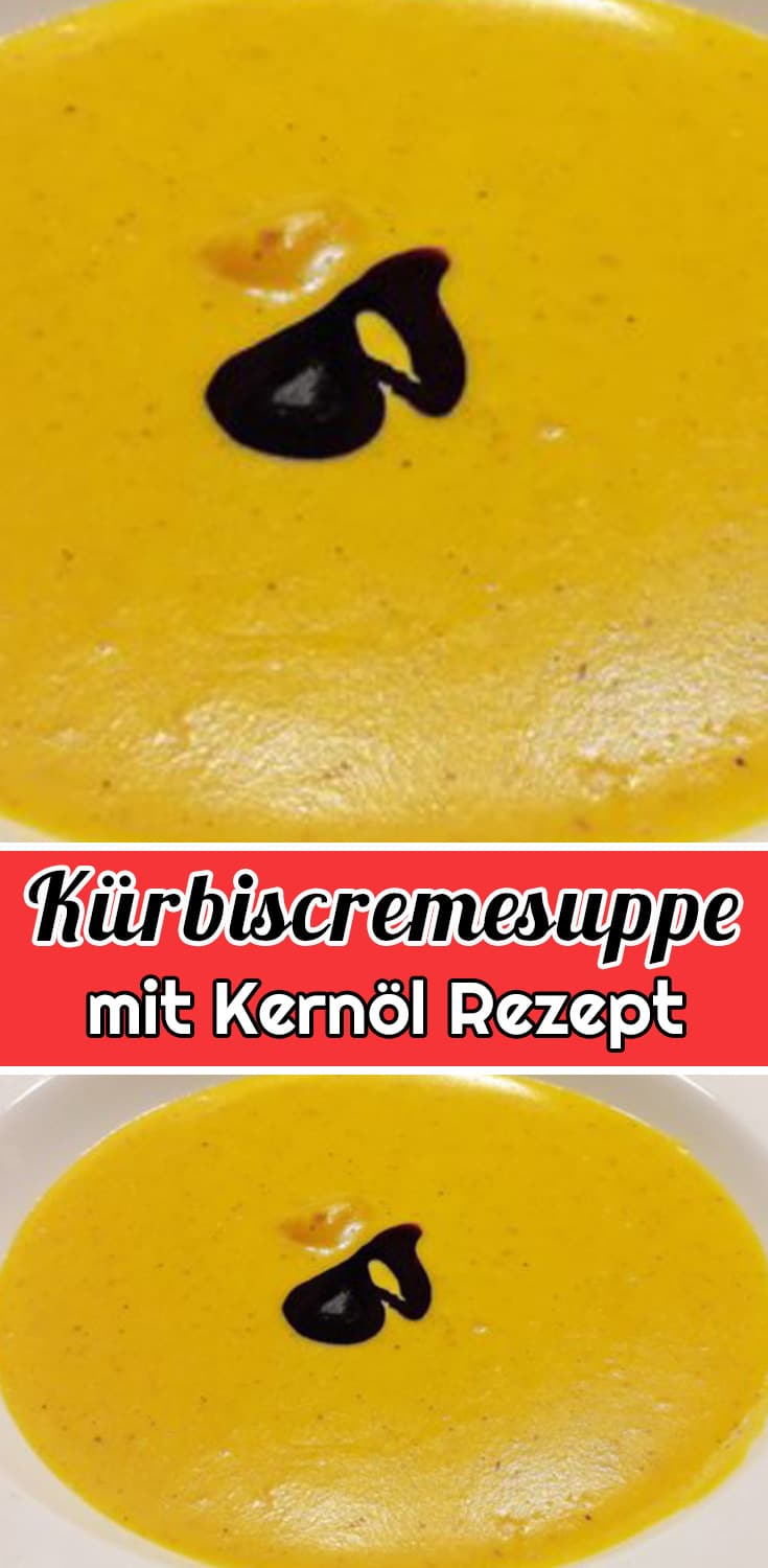 Kürbiscremesuppe mit Kernöl Rezept