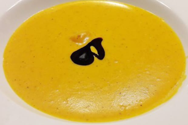 Kürbiscremesuppe mit Kernöl Rezept