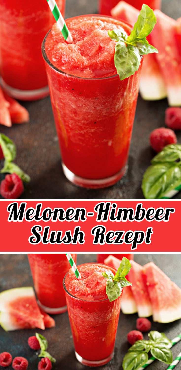 Melonen-Himbeer-Slush Rezept