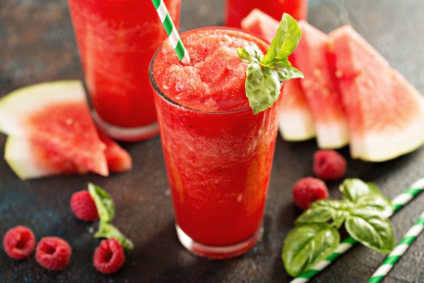 Melonen-Himbeer-Slush Rezept