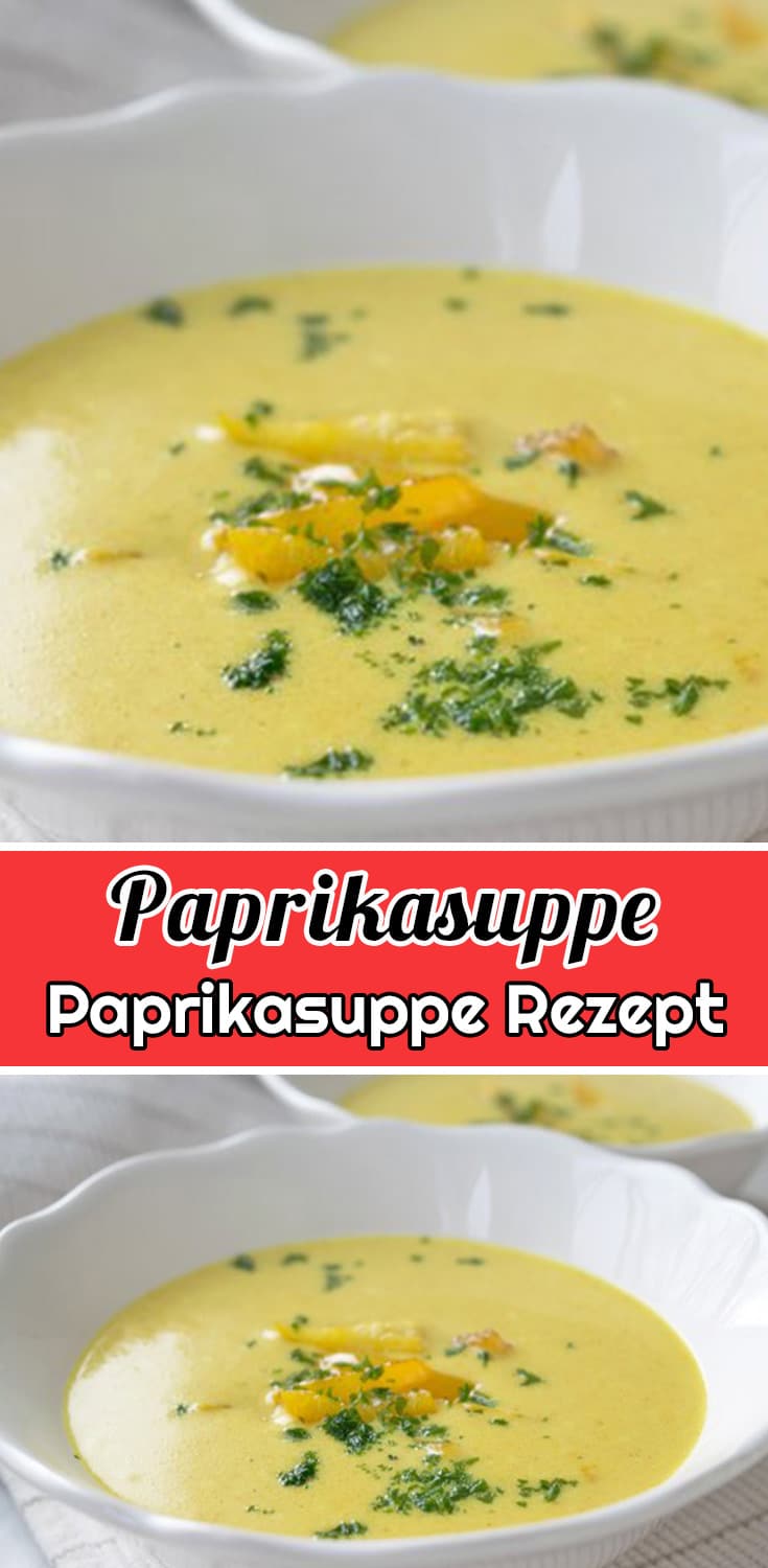 Paprikasuppe Rezept