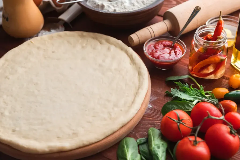 Pizzateig ohne Hefe Rezept