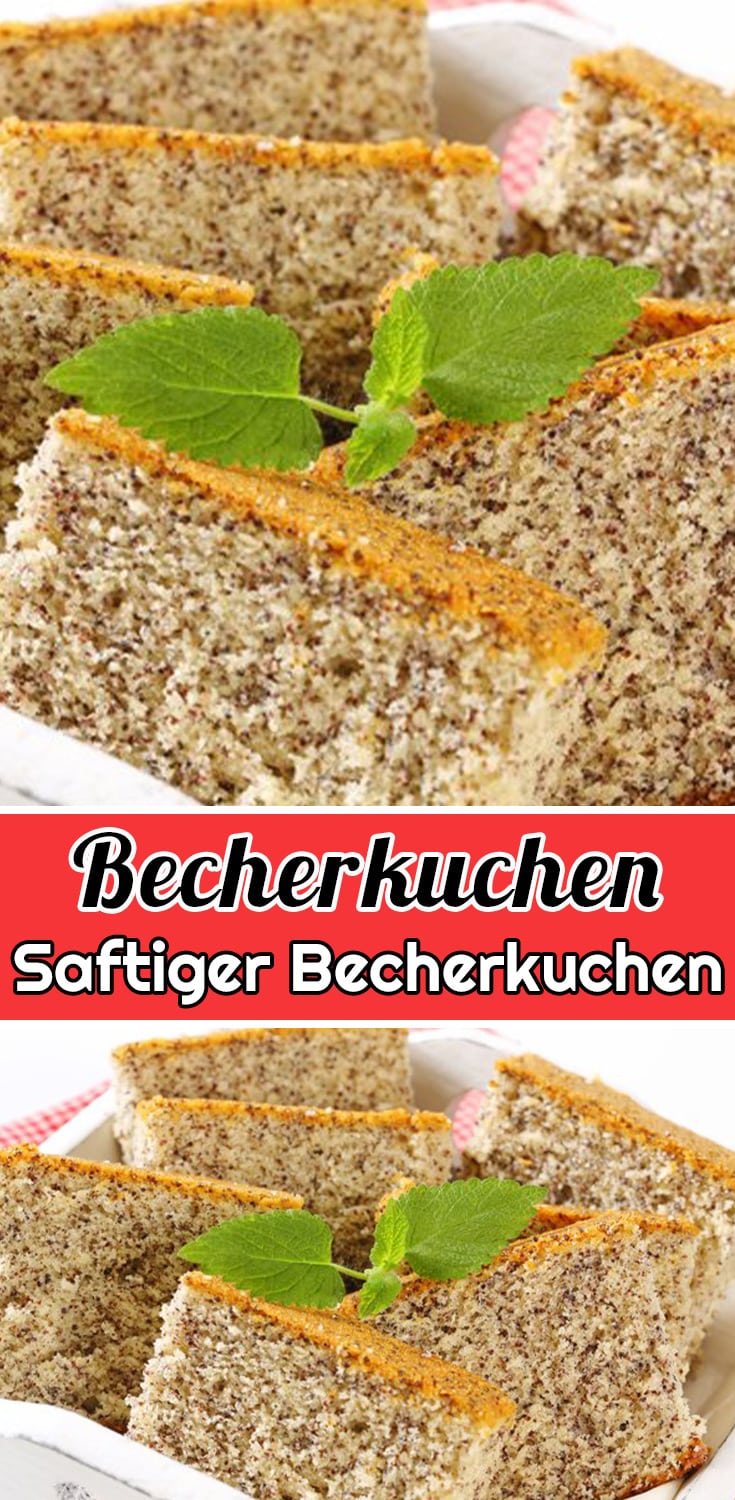 Saftiger Becherkuchen Rezept