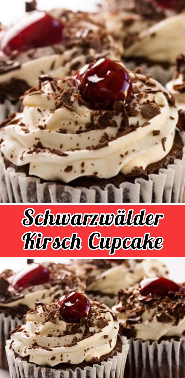 Schwarzwälder Kirsch Cupcake Rezept
