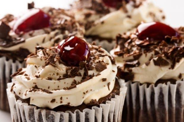 Schwarzwälder Kirsch Cupcake Rezept