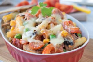 Vegetarischer Makkaroni Auflauf Rezept