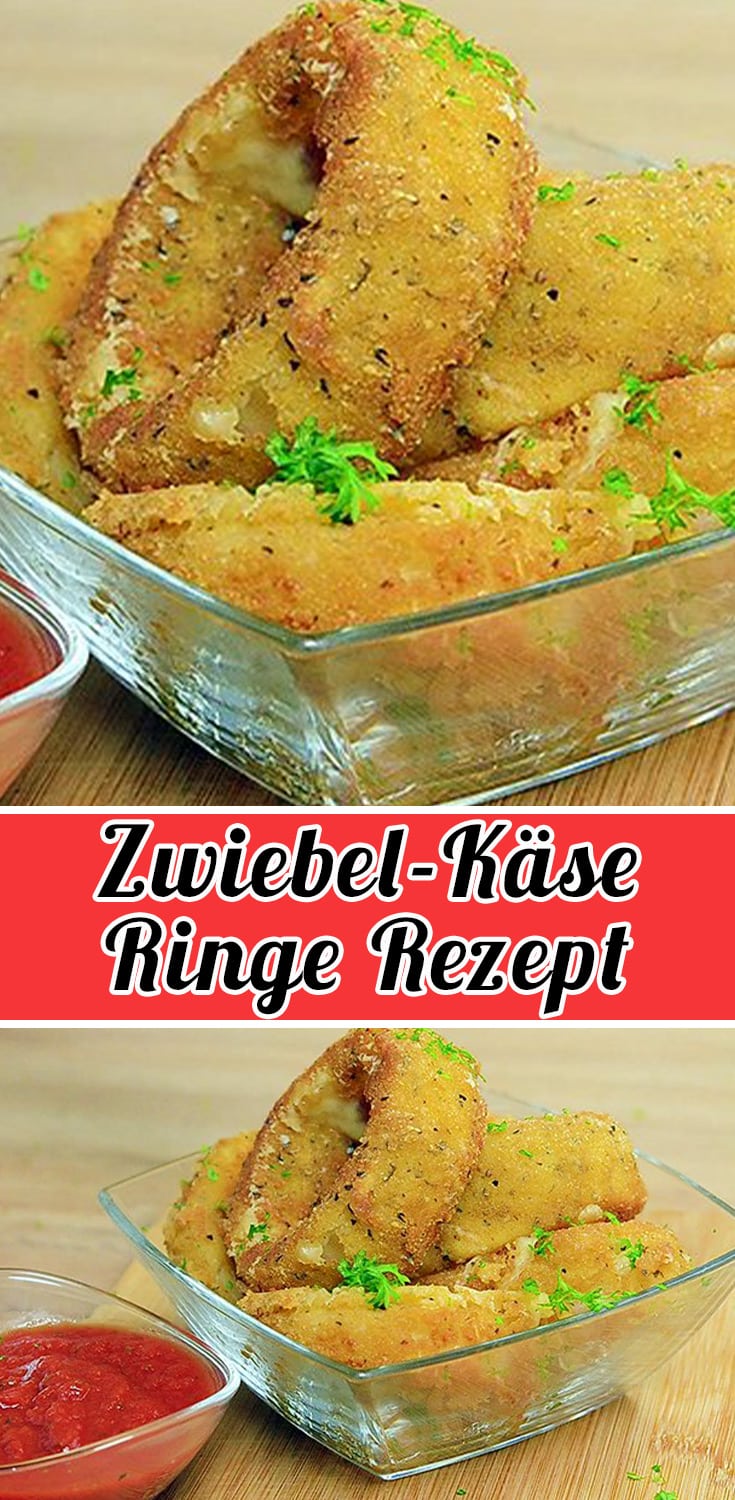 Zwiebel-Käse Ringe Rezept