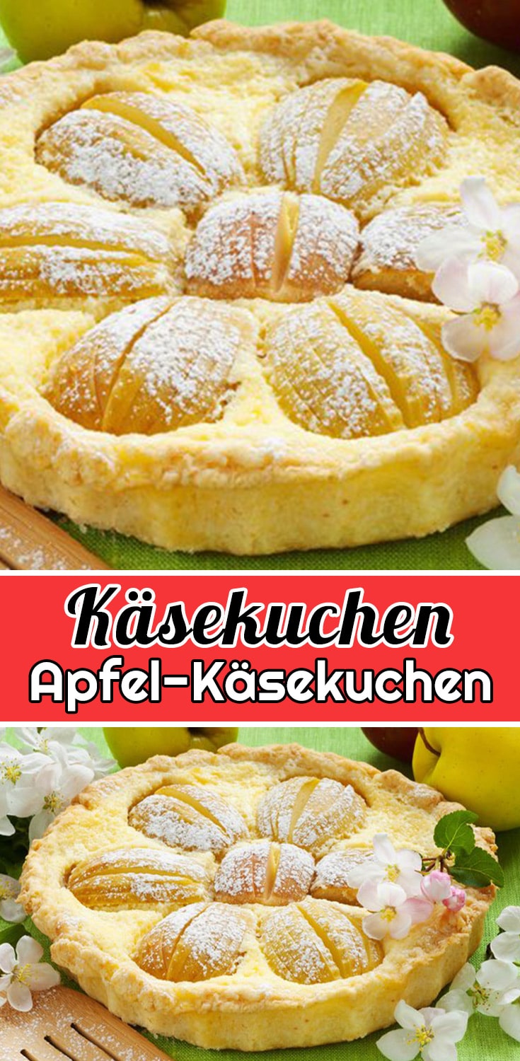 Apfel-Käsekuchen Rezept