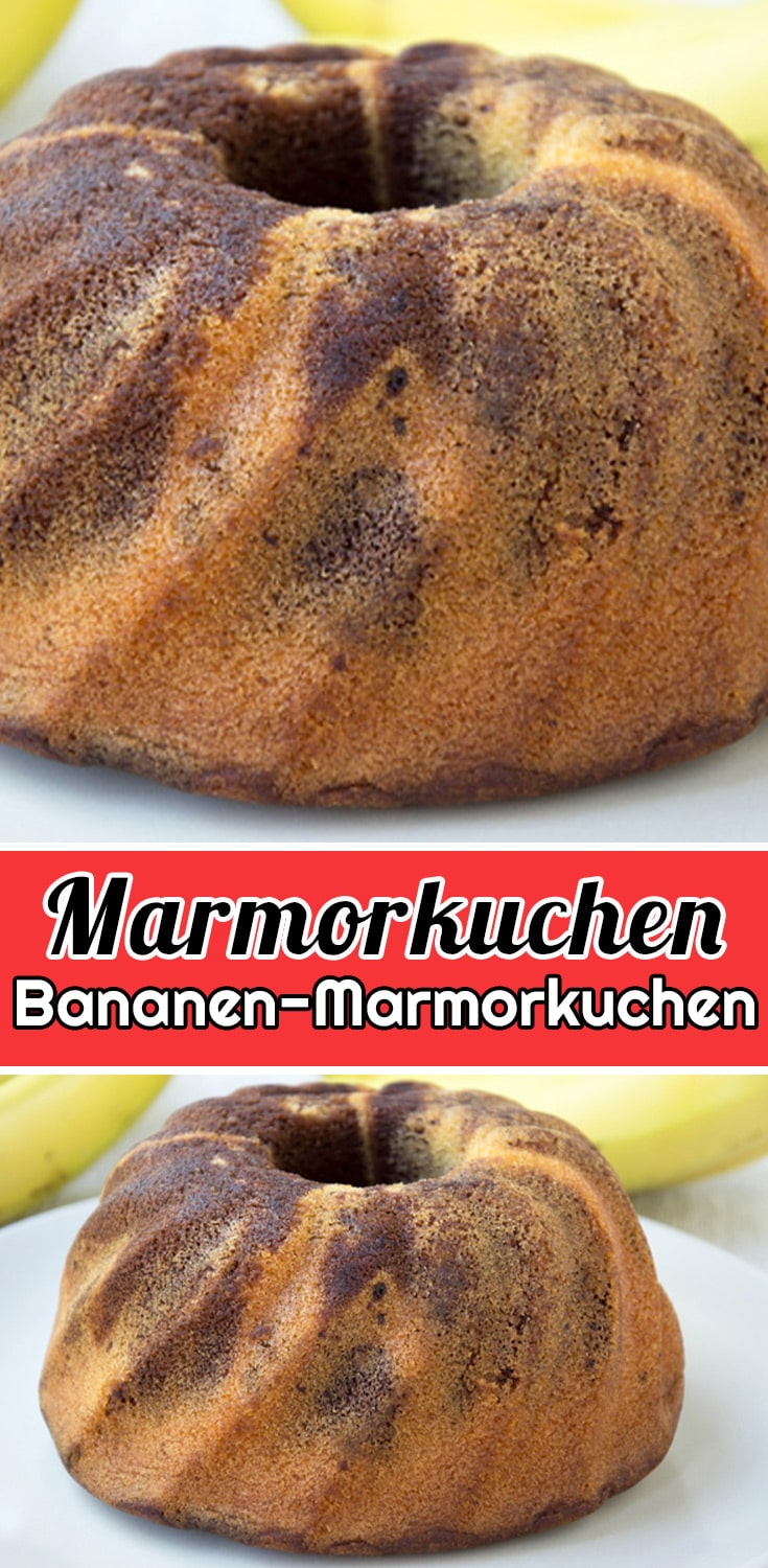 Bananen-Marmorkuchen Rezept