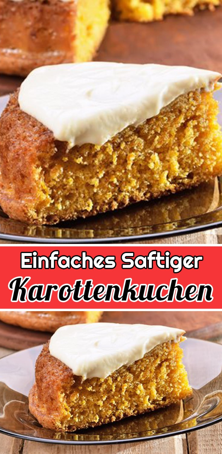 Saftiger Karottenkuchen Rezept