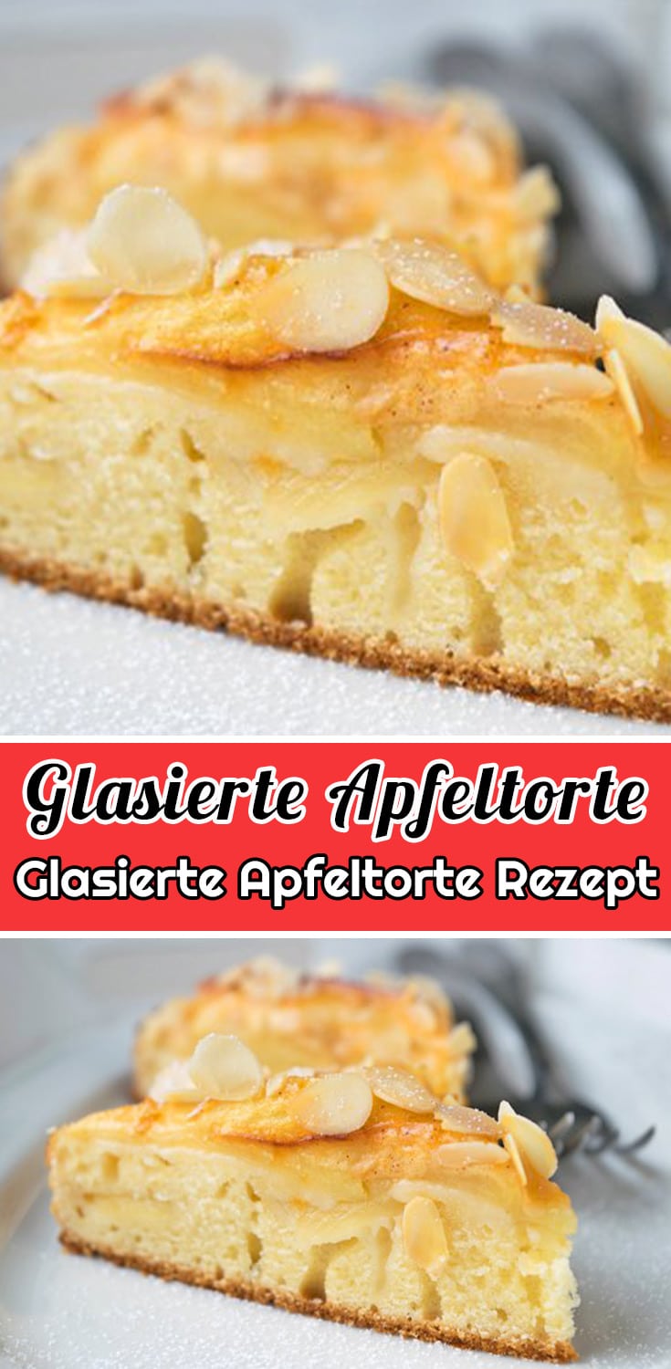 Glasierte Apfeltorte Rezept