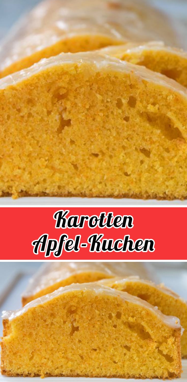 Karotten-Apfel-Kuchen Rezept