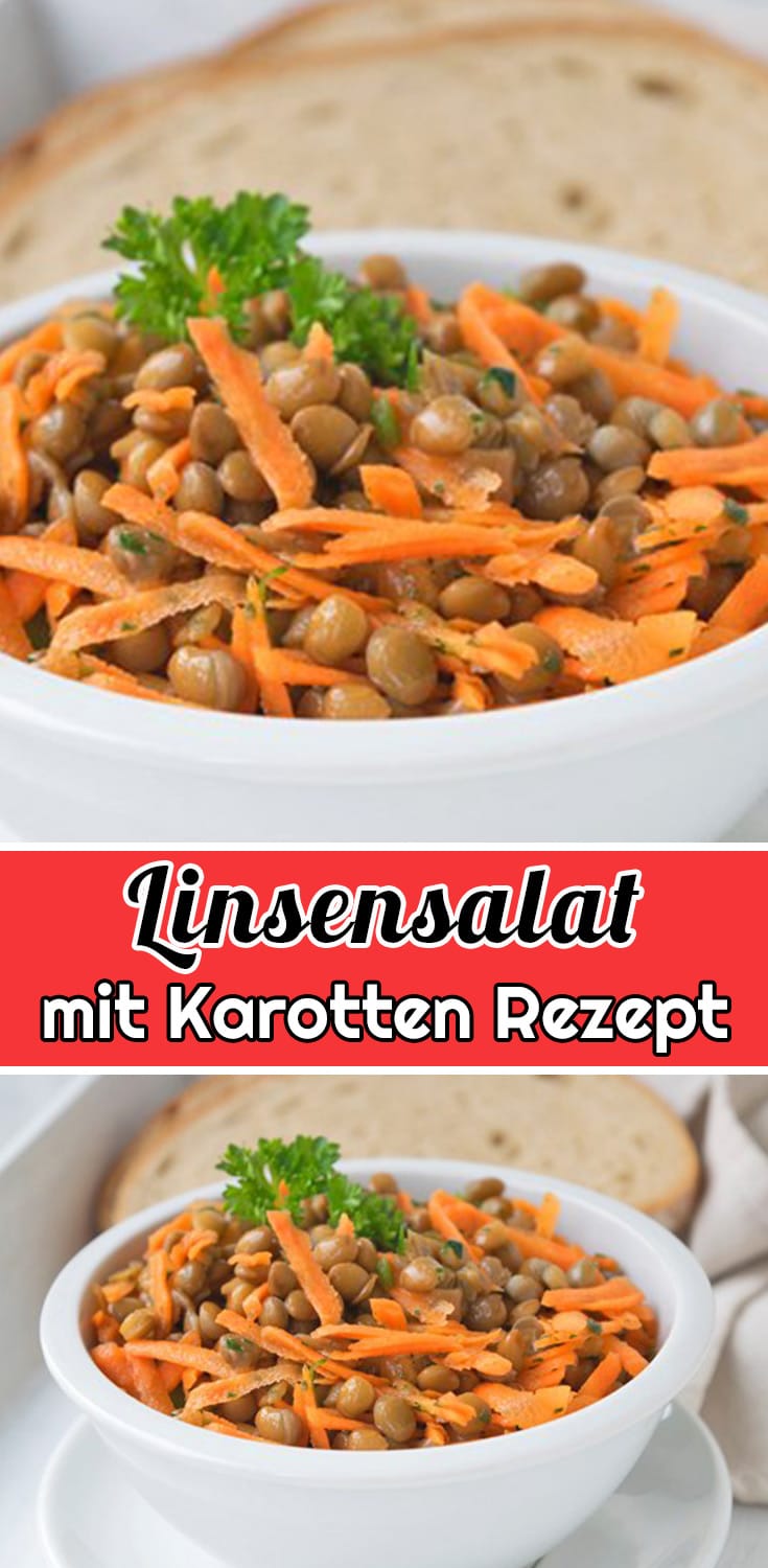 Linsensalat mit Karotten Rezept