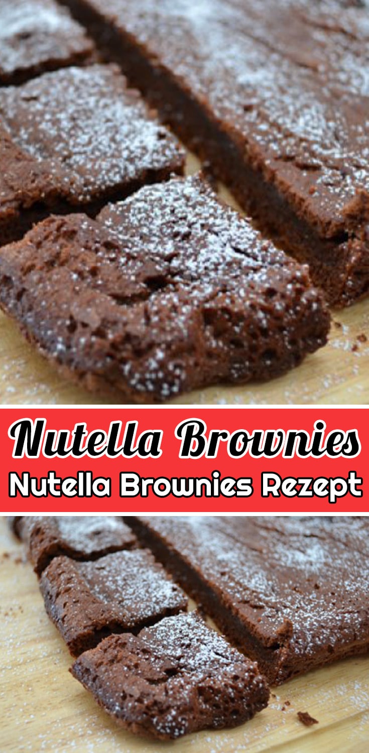 Nutella Brownies Rezept
