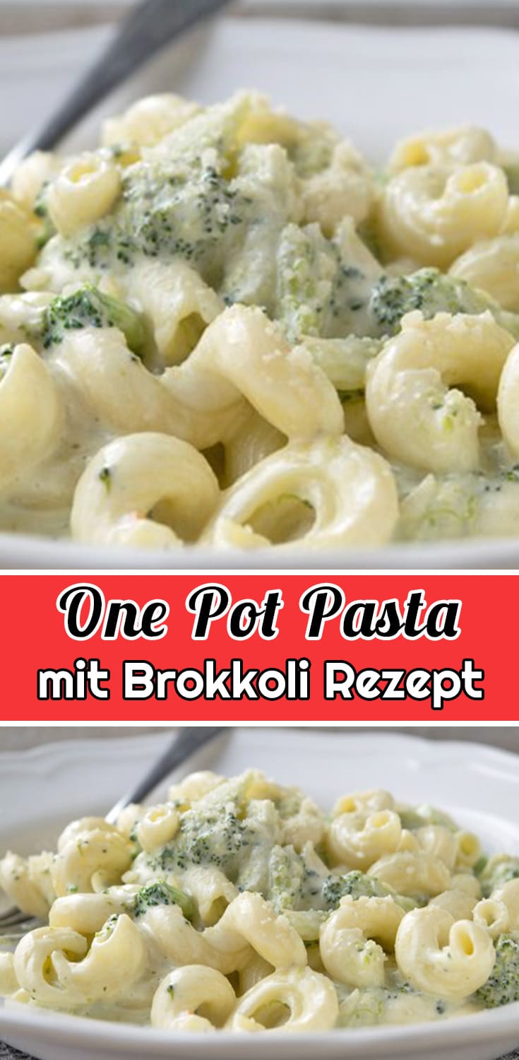 One Pot Pasta mit Brokkoli Rezept