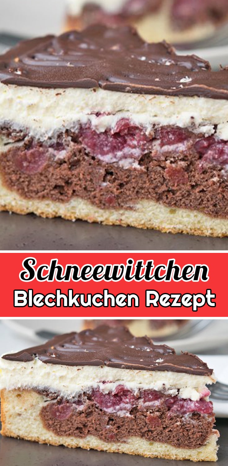 Schneewittchen-Blechkuchen Rezept